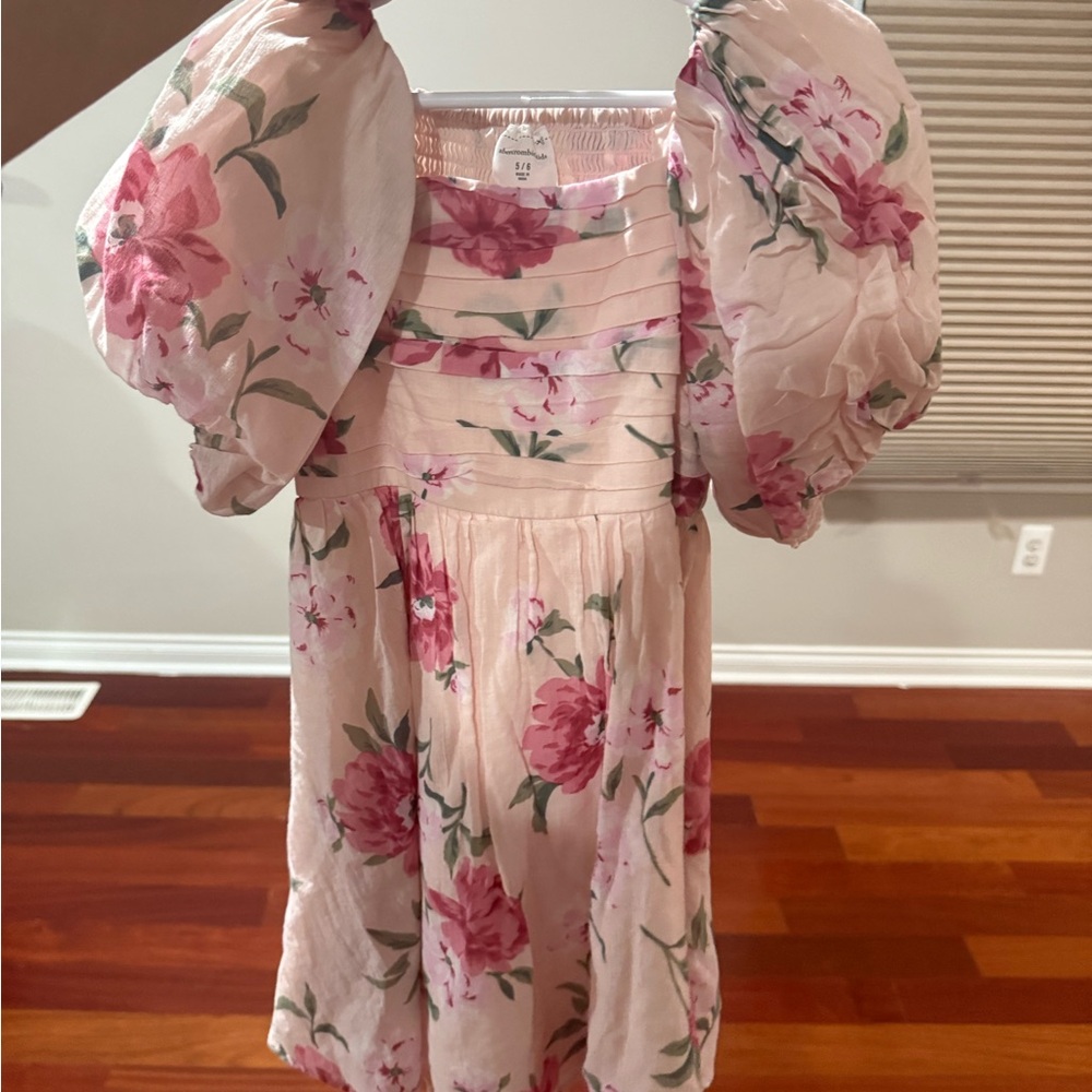 Abercrombie Kids Pink Floral Dress